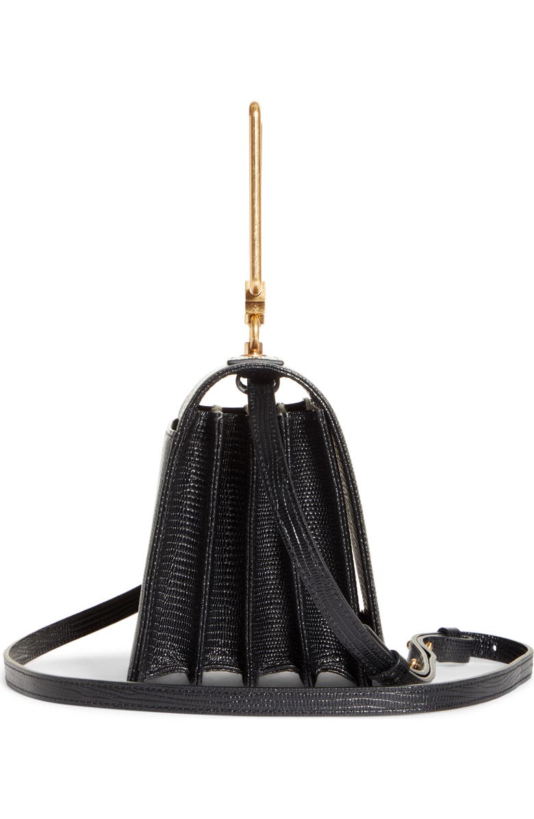 Marge Sherwood Pump Lizard Embossed Leather Top Handle Bag, Alternate, color,