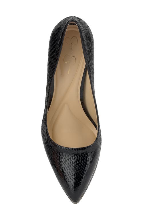 Jessica Simpson Sinelia Pointed Toe Platform Pump In Black