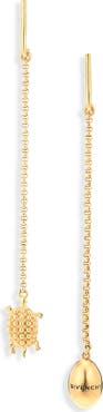Givenchy Lucky Charms Mismatched Drop Earrings