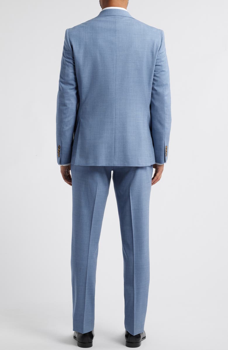 Jack Victor Esprit Blue Mixy Check Stretch Wool Suit, Alternate, color, Light Blue