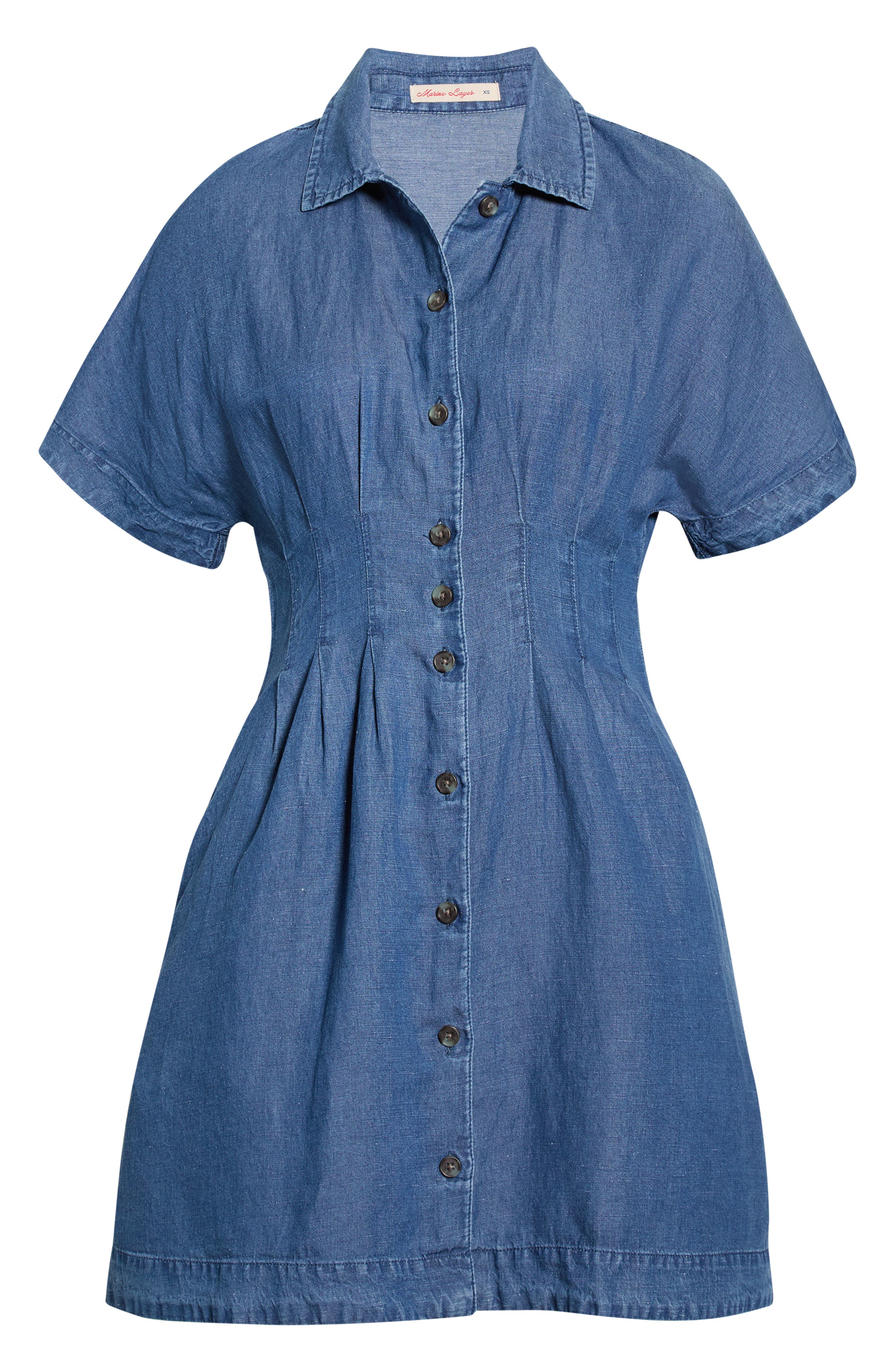 marine layer denim dress Arden Mini Shirt Medium Wash / S Men's Size:11.5 US garden cocktail attire Here's Missouri's Favorite Christmas Denim shift dress its got a touch