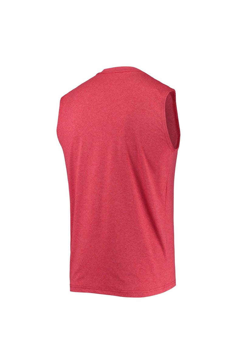 New Era Men's New Era Heathered Red Boston Red Sox Muscle Tank Top, Alternate, color, Heather Red
