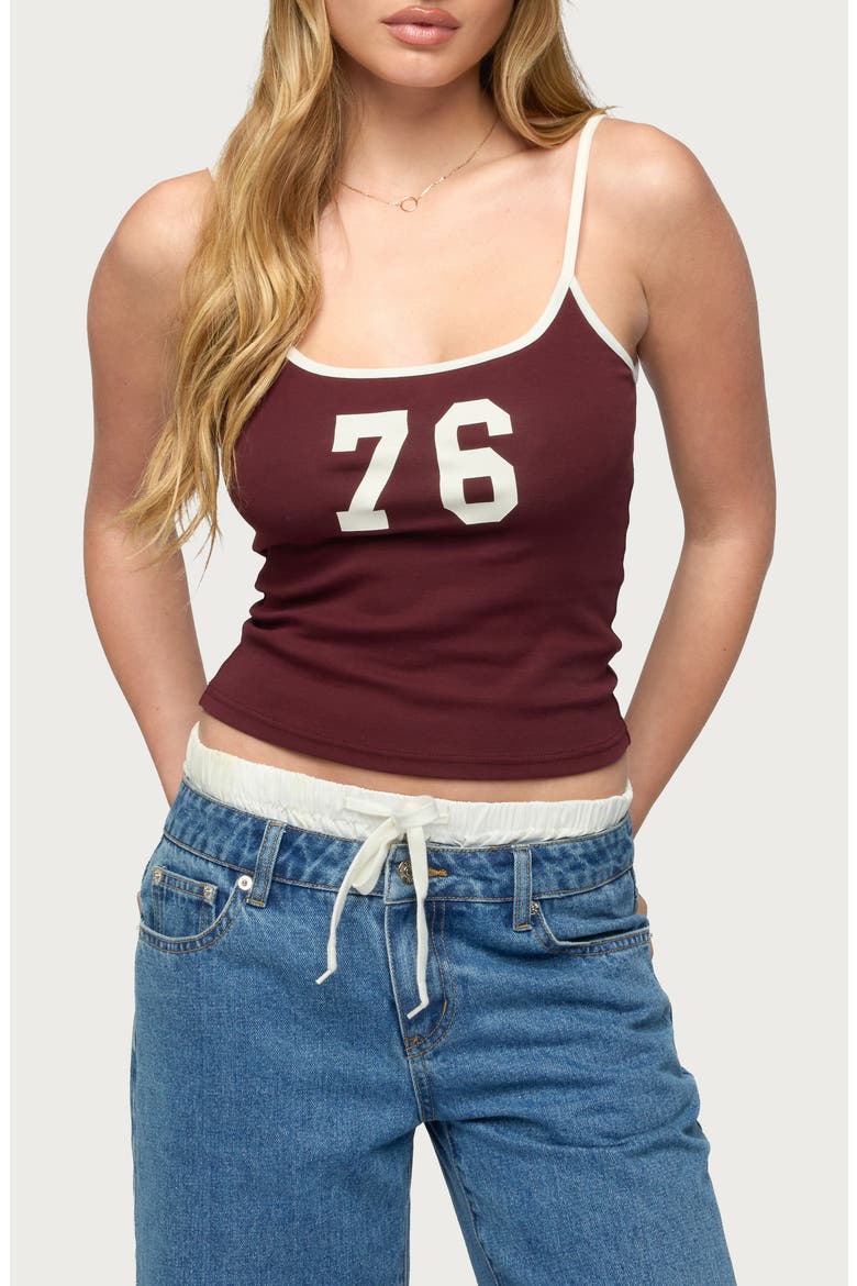 76 Contrast Camisole, Main, color, WINE