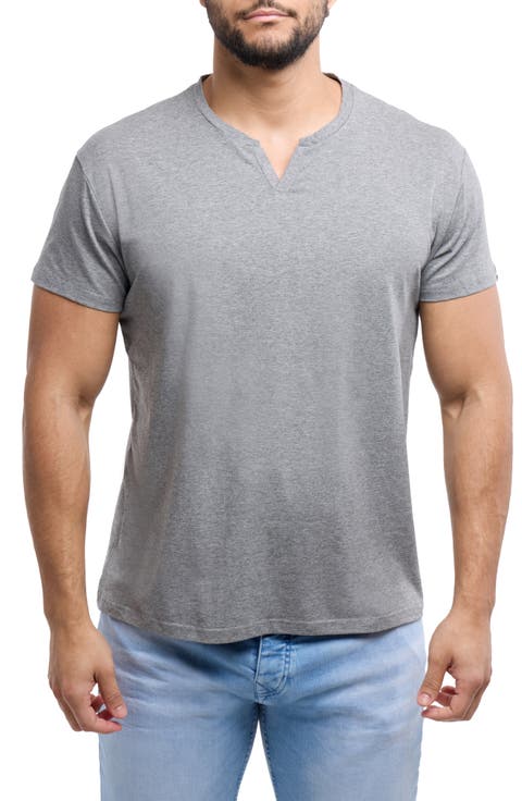 Split Neck T-Shirt