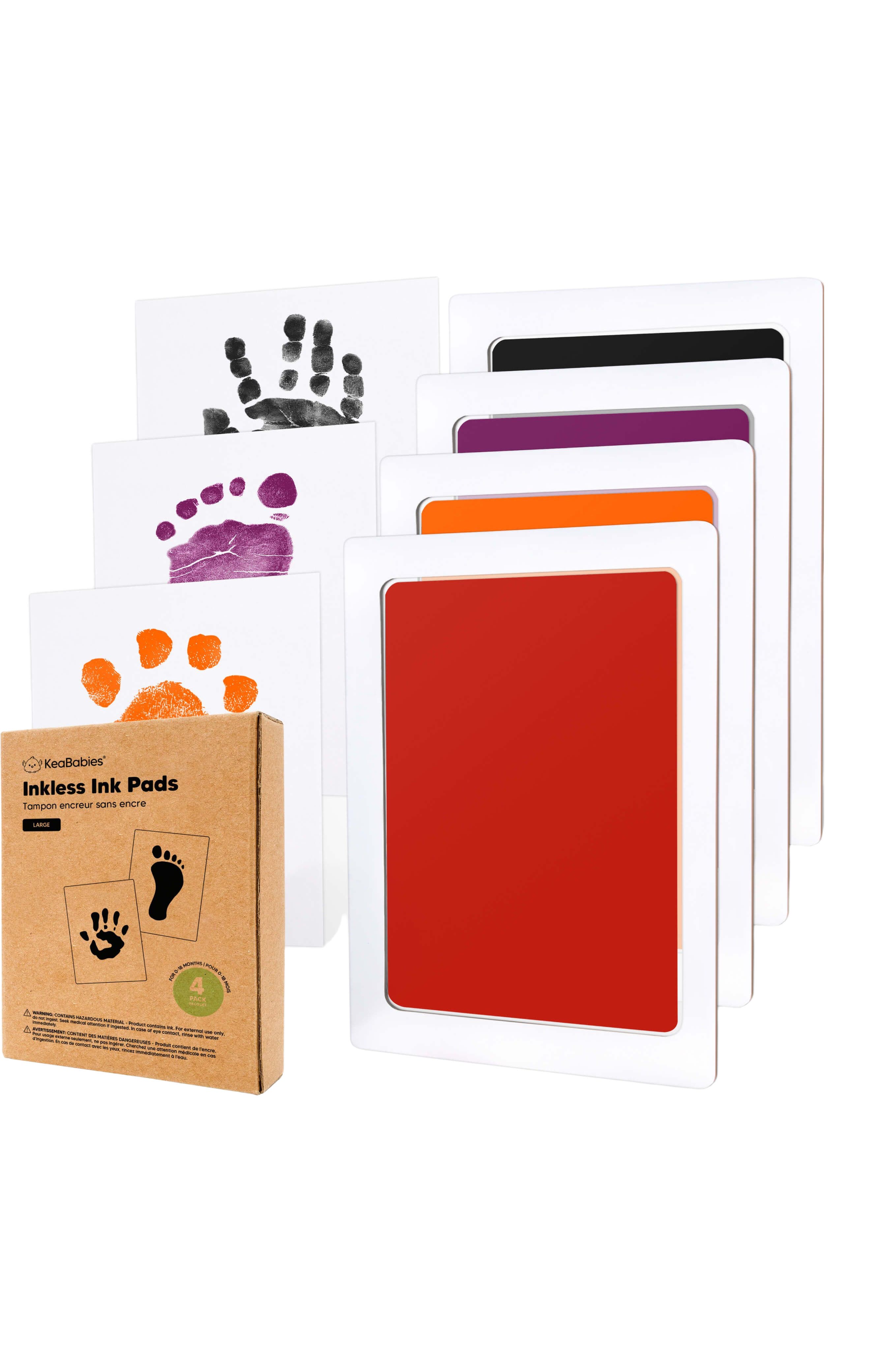 KeaBabies 4-Pack Inkless Ink Pads in Halloween 