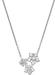 Sethi Couture Enchanted Garden Diamond Flower Pendant Necklace