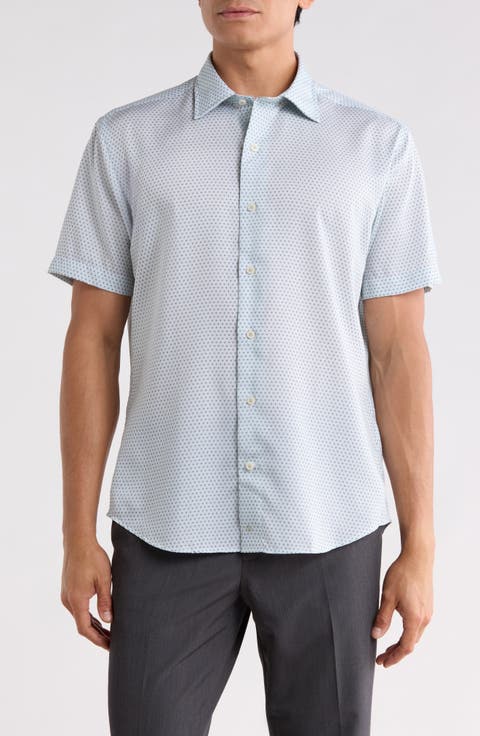 Floral Print Short Sleeve Shirt