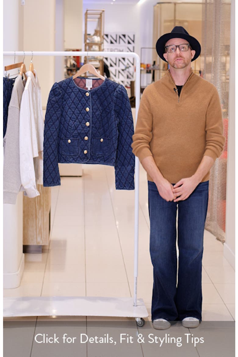 Gretchen Quilted Denim Jacket video