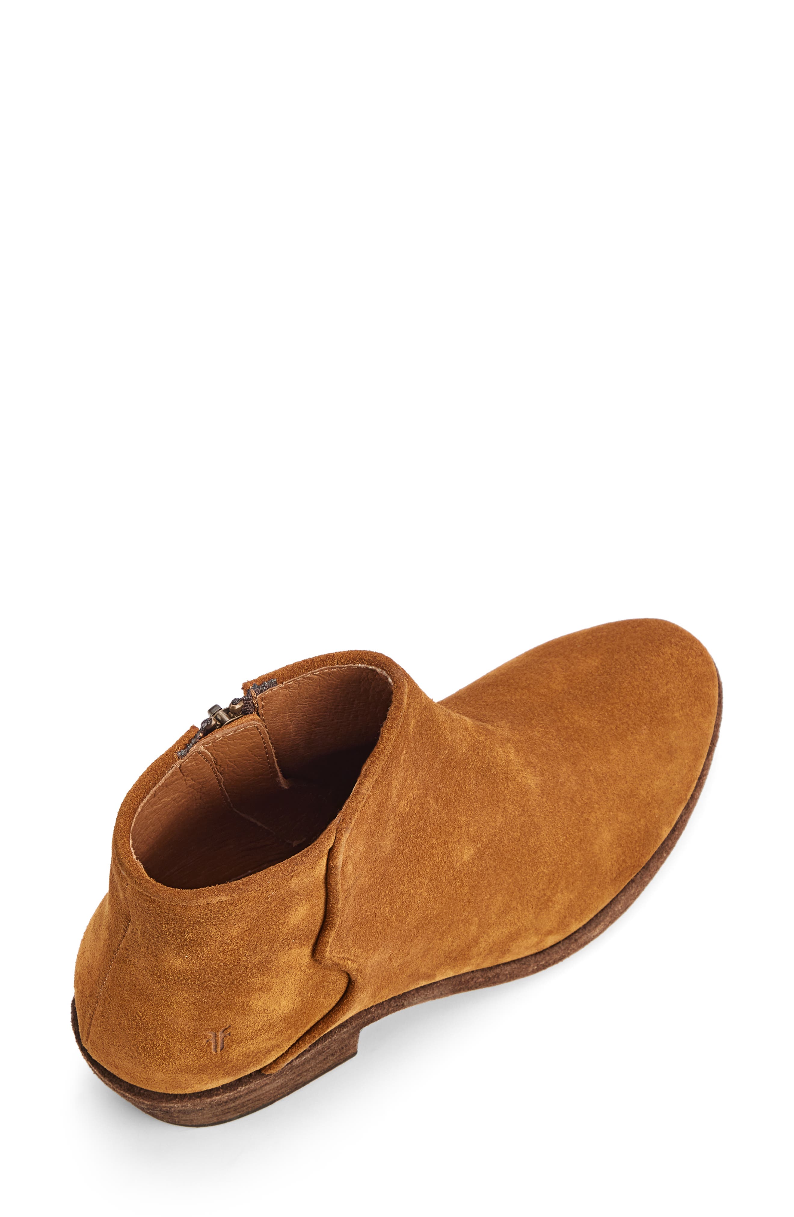 Frye Carson Piping Bootie, Alternate, color, Bronze