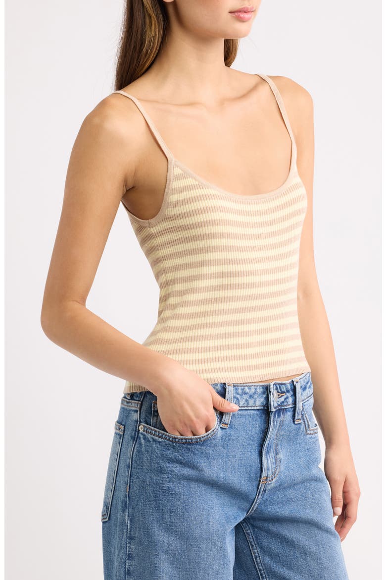 Angelica Stripe Camisole, Alternate, color, YELLOW MULTI