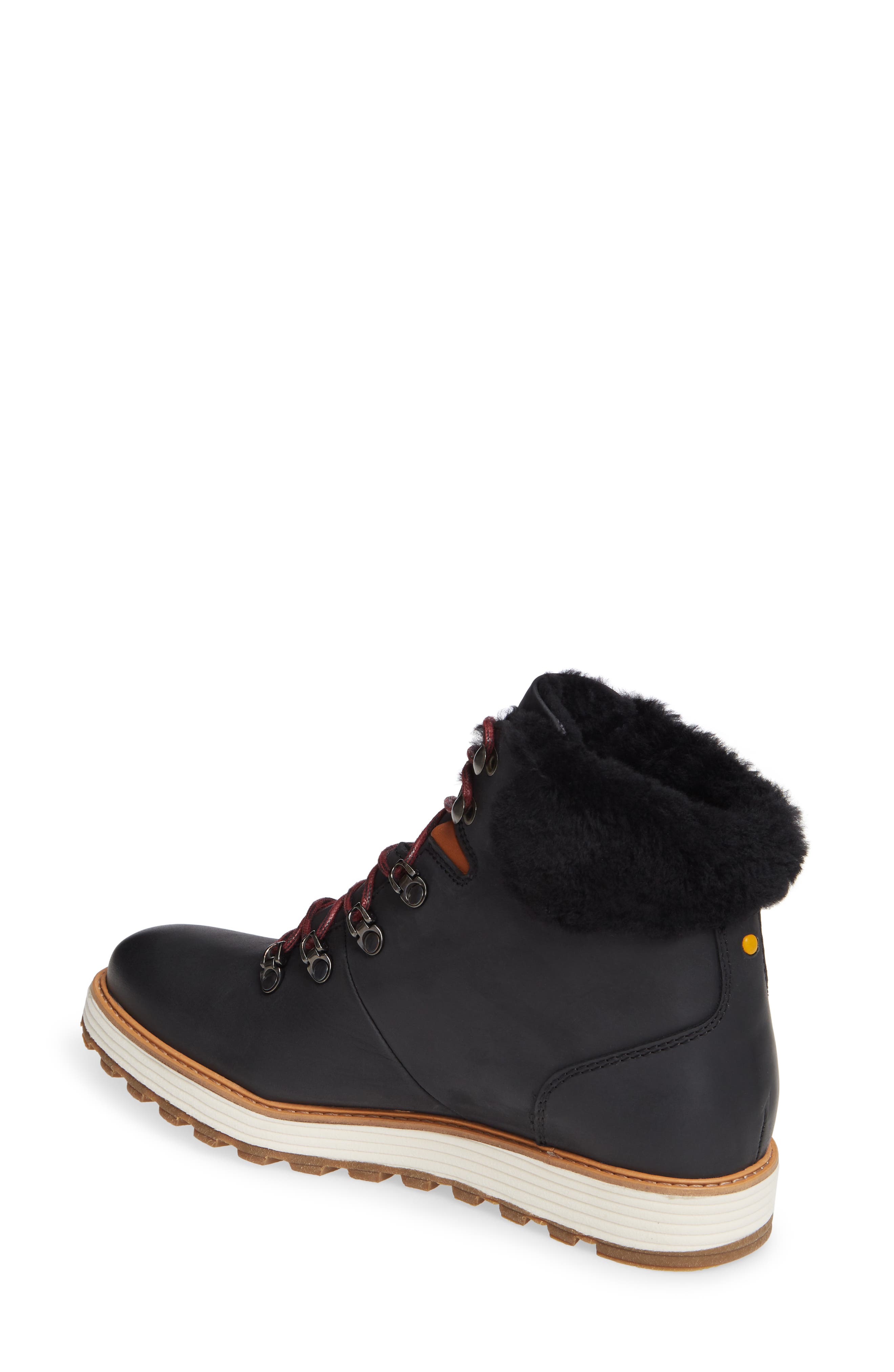 Samuel Hubbard Alpine Water Resistant Genuine Shearling Lined Boot, Alternate, color, 