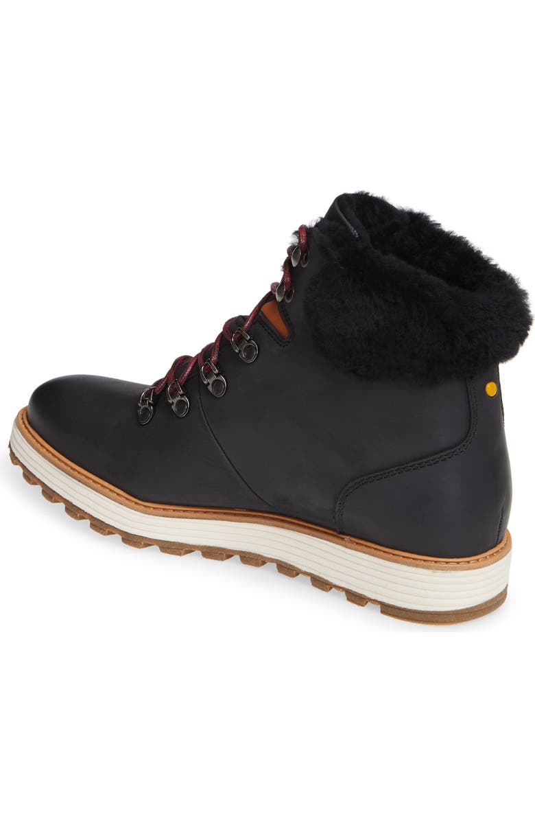 Samuel Hubbard Alpine Water Resistant Genuine Shearling Lined Boot, Alternate, color,