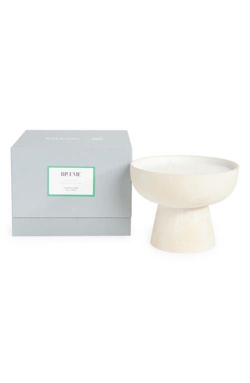 Blueme Focus Large Ceramic Candle In Neutral
