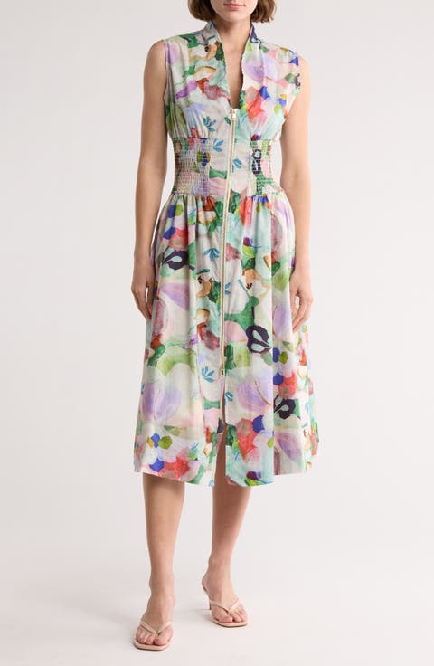 Edgartown Sleeveless Cotton Fit & Flare Dress