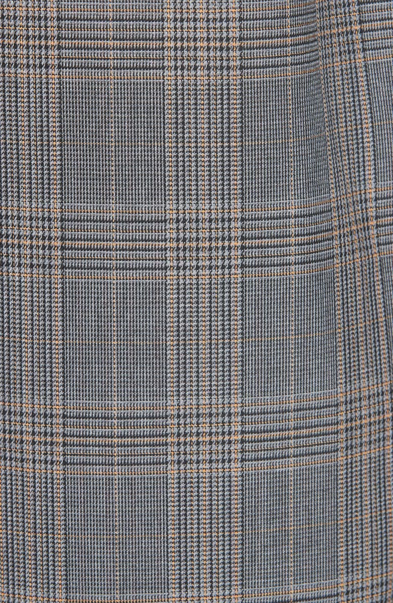 SANDRO Long Plaid Coat, Alternate, color, 