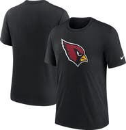 Nike Men's Nike Black Arizona Cardinals Rewind Logo Tri-Blend T-Shirt