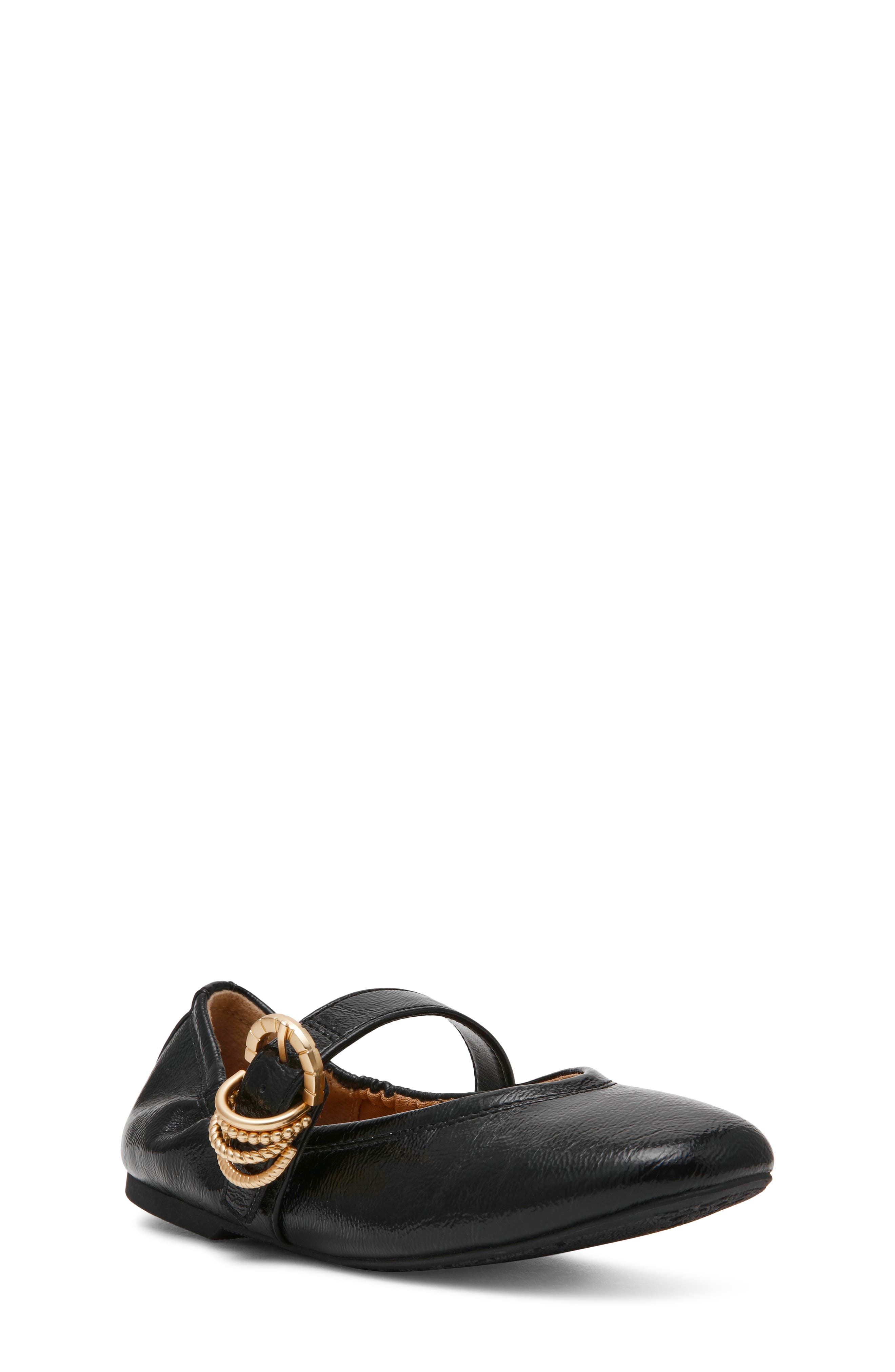 Kids' Luka Mary Jane Flat, Main, color, BLACK