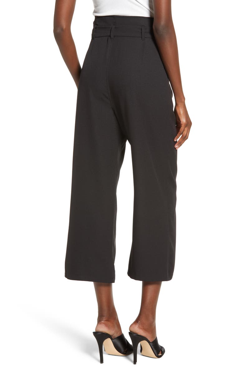 Leith Tie Waist Crop Pants, Alternate, color,