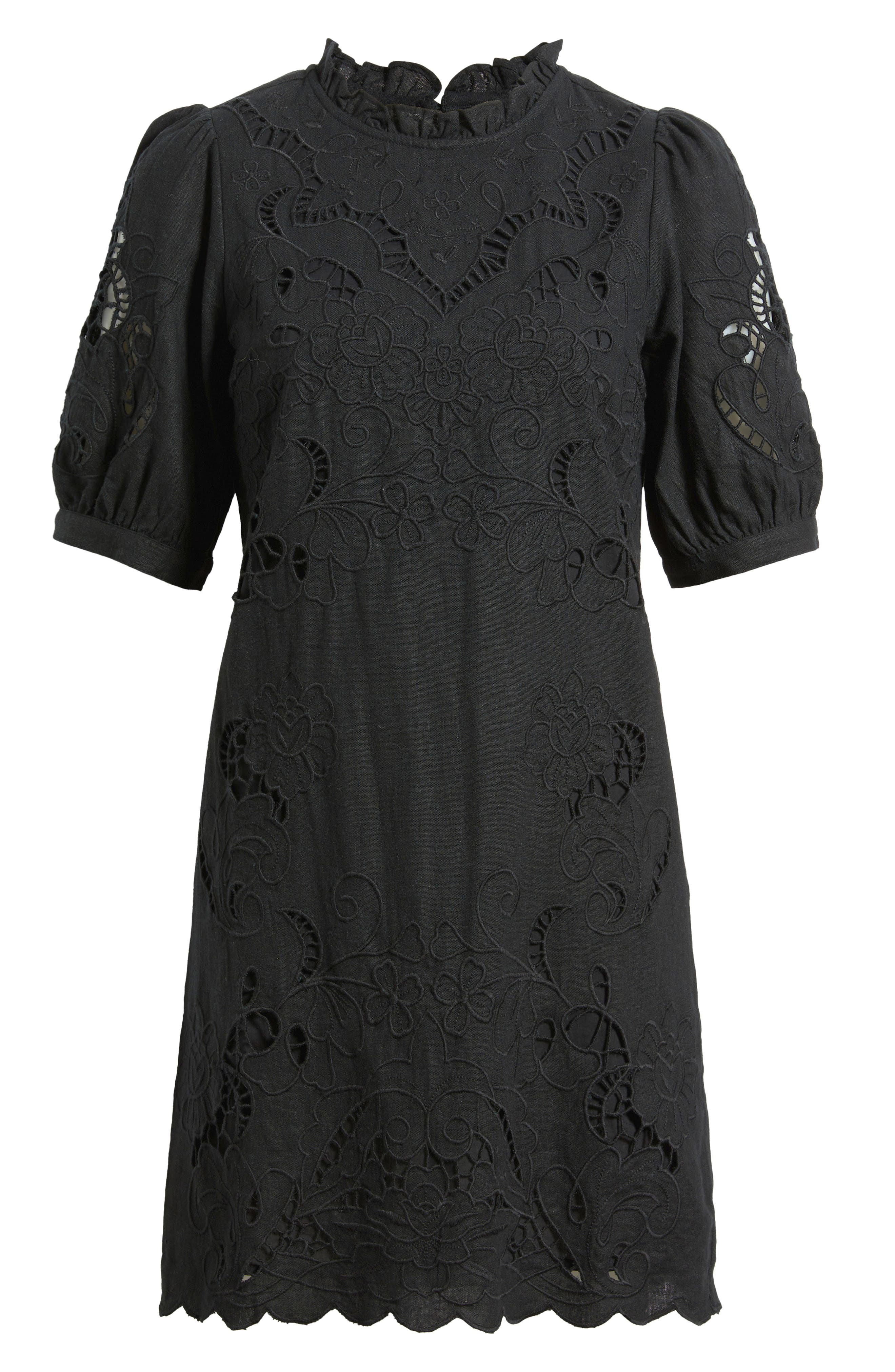 Cutwork Embroidery Minidress (Women) | Nordstrom