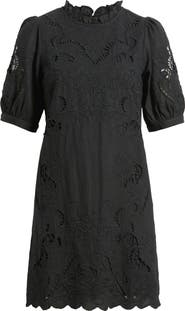 Treasure & Bond Cutwork Embroidery Minidress