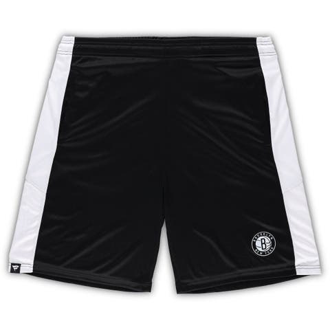 Men's Fanatics Branded Black Brooklyn Nets Big & Tall Champion Rush Practice Shorts