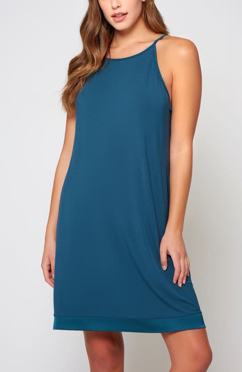 Halter Neck Knit Lounge Dress