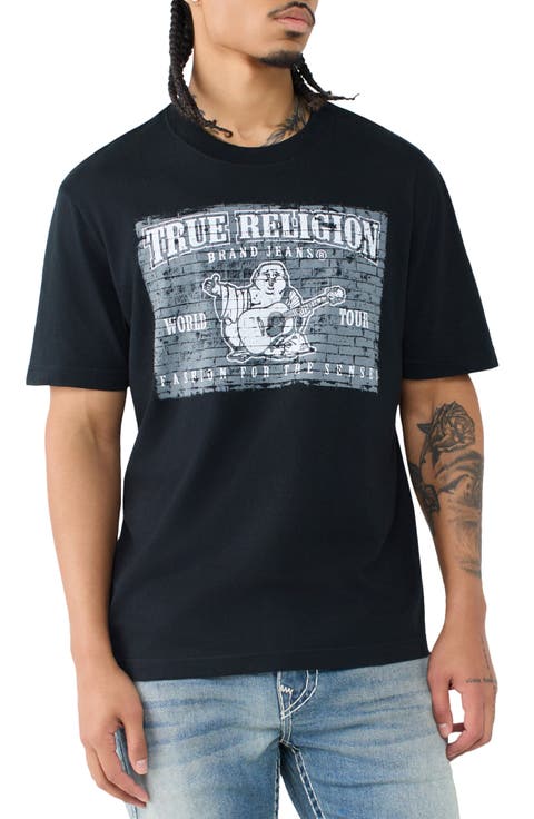 Brick Buddha Cotton Graphic T-Shirt