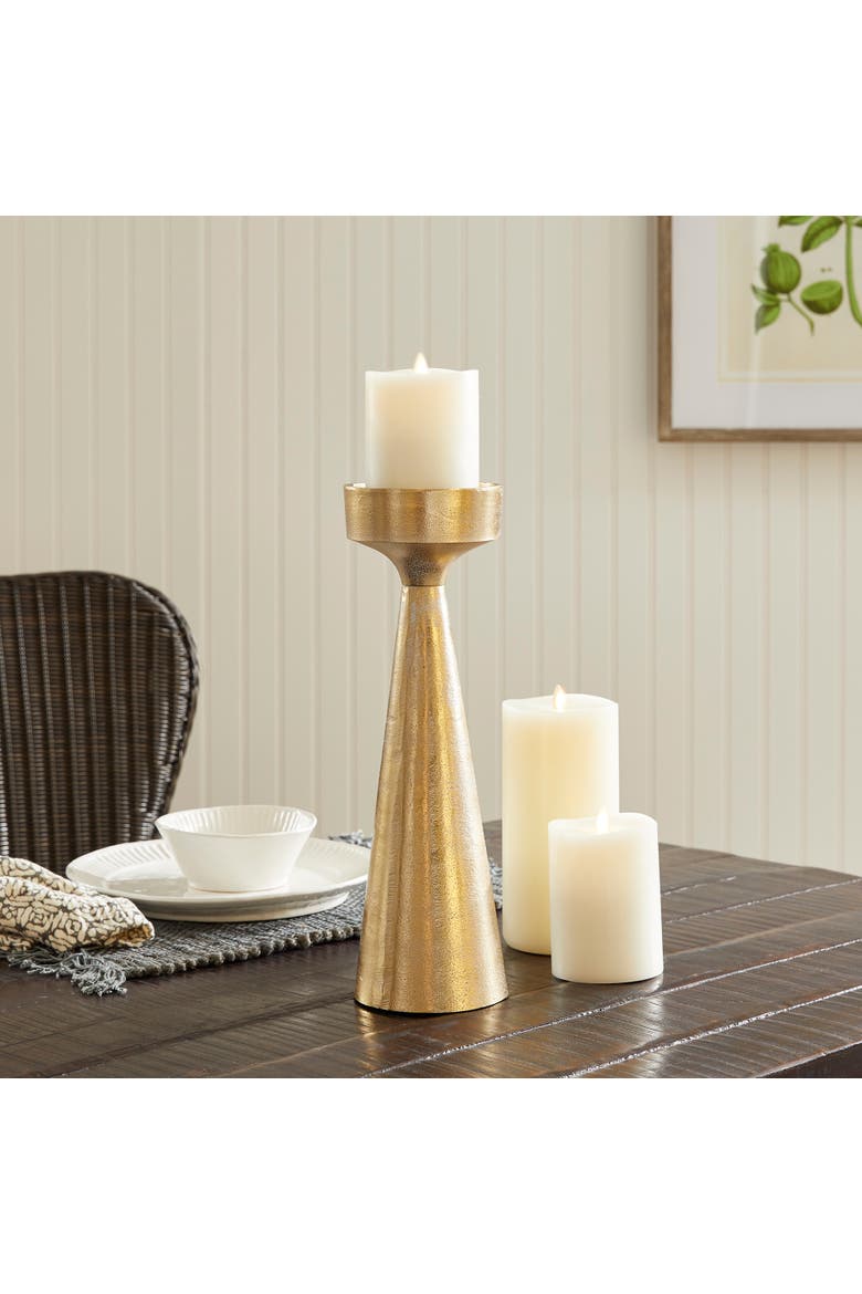 Florence Candle Stand Large, Alternate, color, Gold