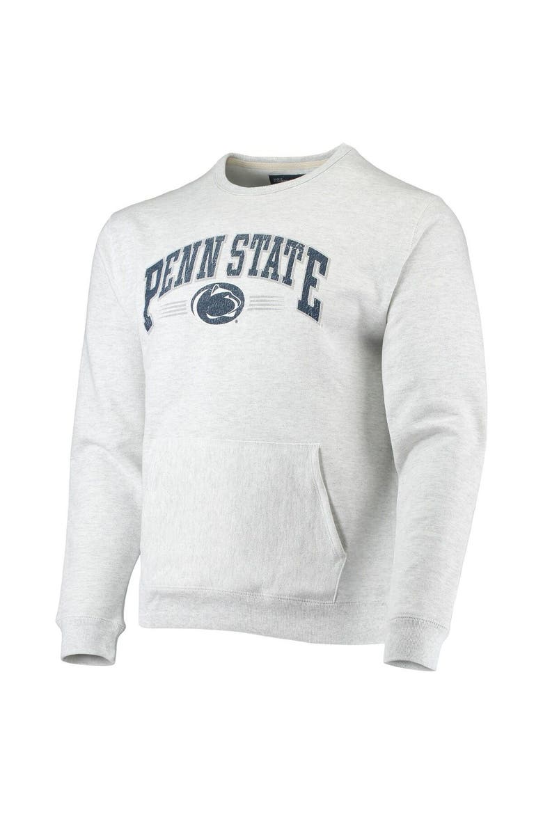 Men's League Collegiate Wear Heathered Gray Penn State Nittany Lions Upperclassman Pocket Pullover Sweatshirt, Alternate, color, Heather Gray