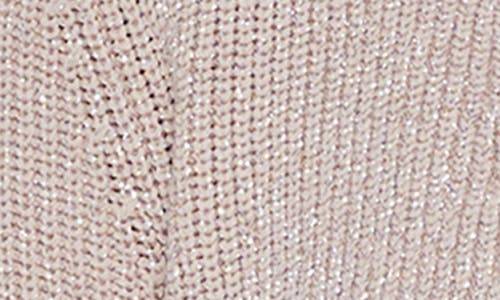 L Agence L'agence Noe Metallic Double Breasted Rib Cardigan In Neutral