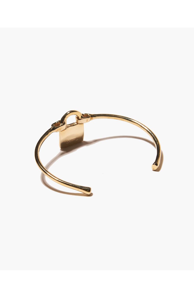Odette New York Lock Cuff, Main, color, Brass