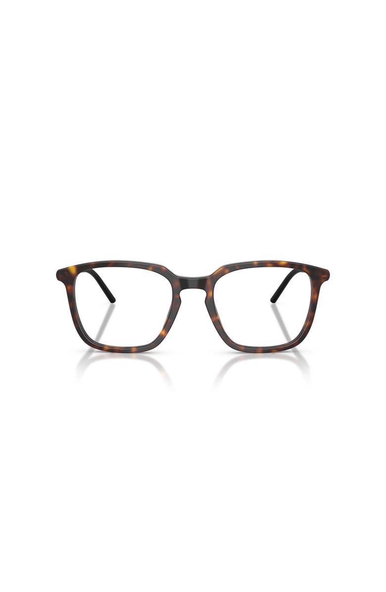 Moncler 53mm Phantos optical glasses, Alternate, color, Tortoise
