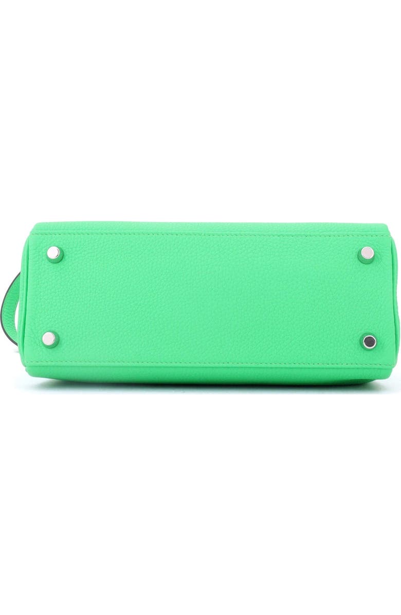 Pre-Owned Hermes Kelly Handbag Green Togo with Palladium Hardware 25, Alternate, color, Vert Comics
