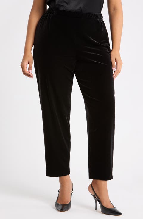 Velvet Slim Leg Pants