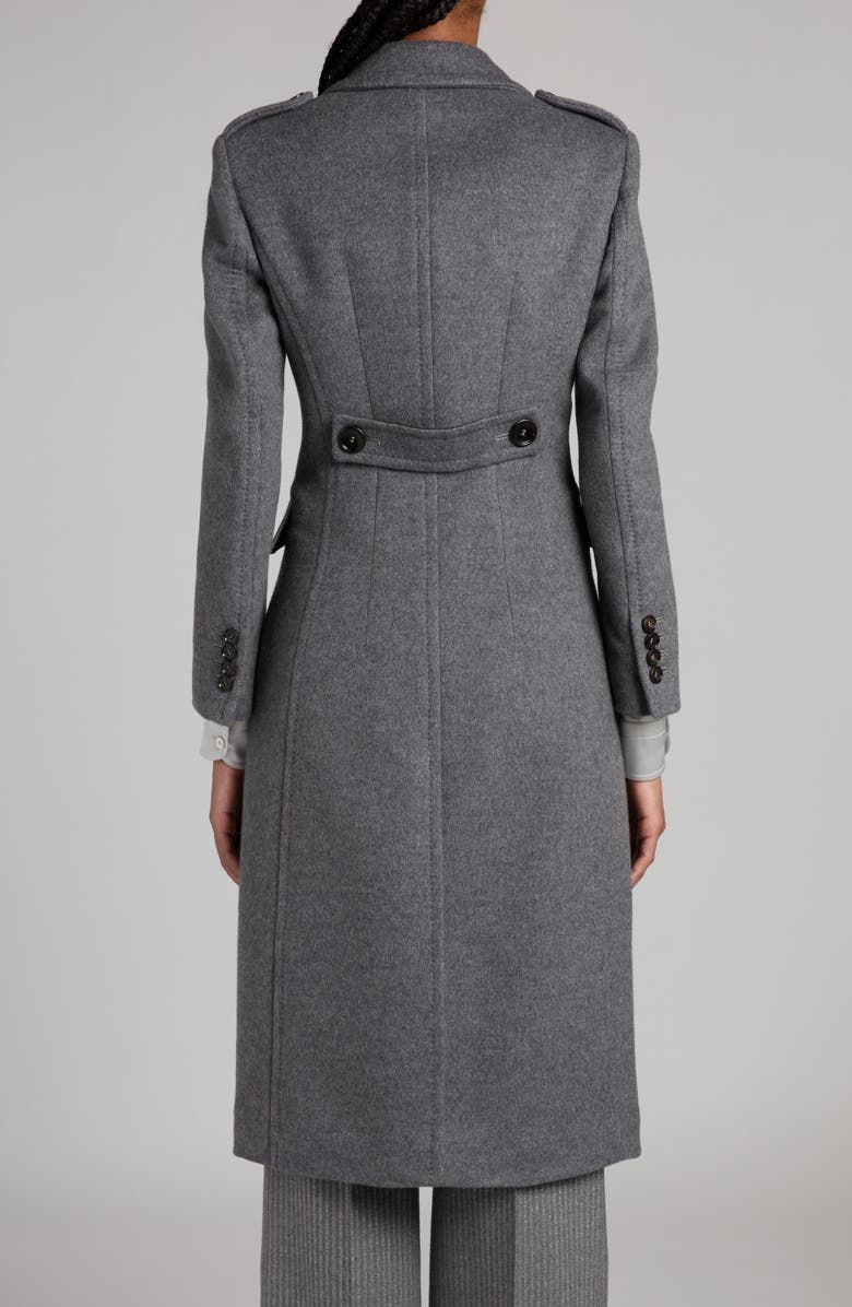 TOM FORD Double Breasted Felt Martingale Coat, Alternate, color, 