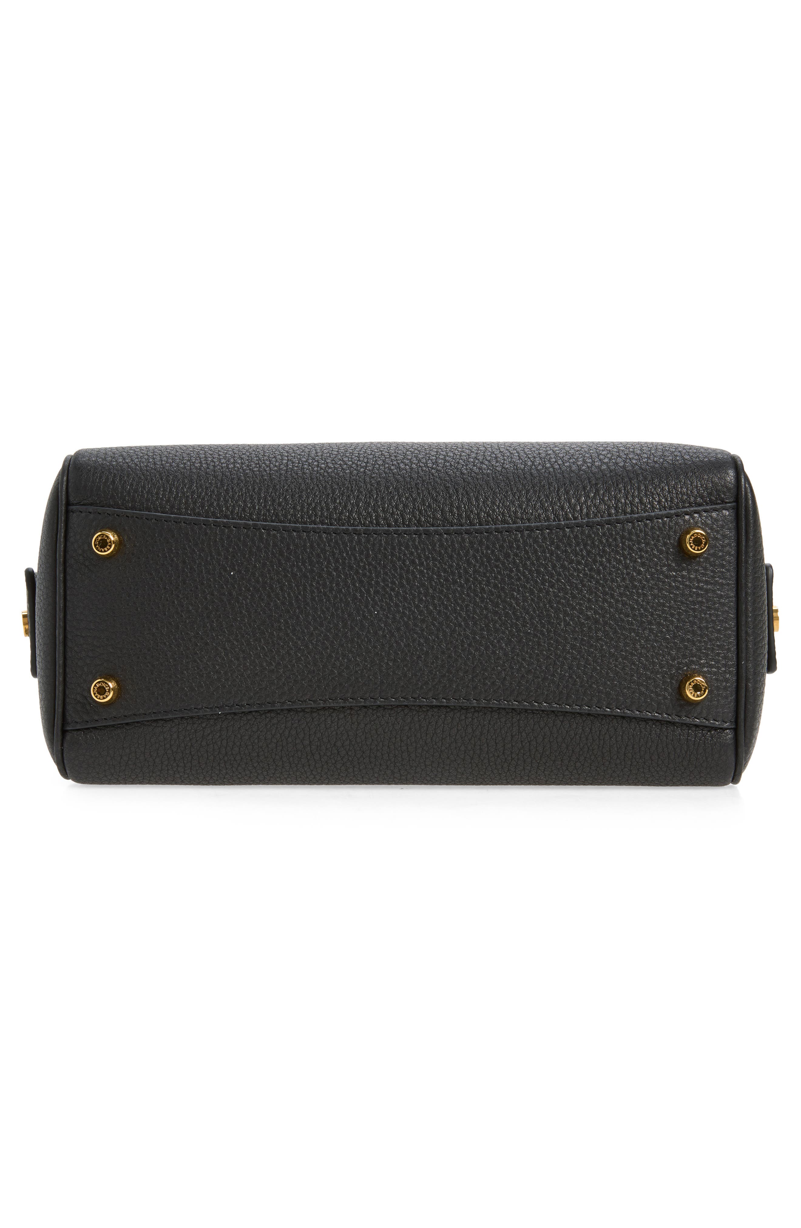 Vittoria Leather Top Handle Bag, Alternate, color, 80999 NERO