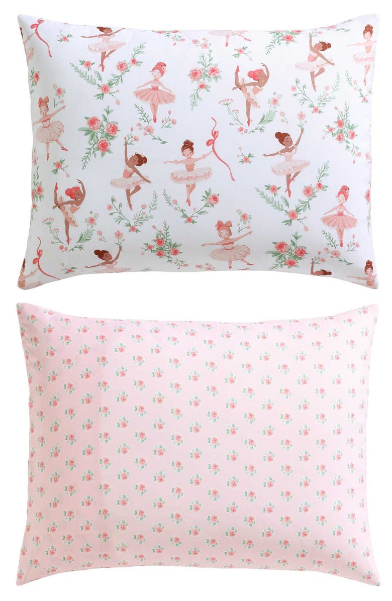 Laura Ashley Ballerina Divas 3-Piece Twin Microfiber Comforter & Sham Set, Alternate, color, Pink