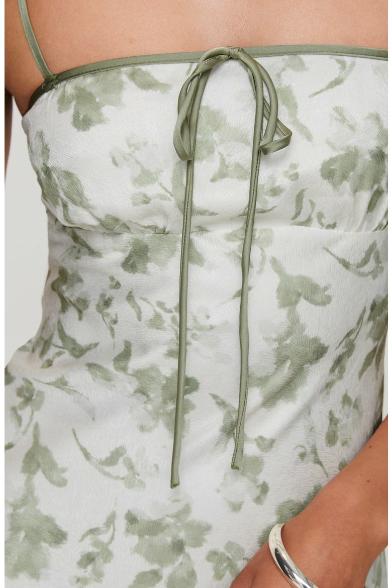 Vasiliki Floral Midi Sundress, Alternate, color, WHITE