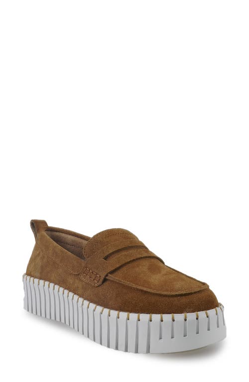 National Comfort Makota Suede Loafer In Tan Suede