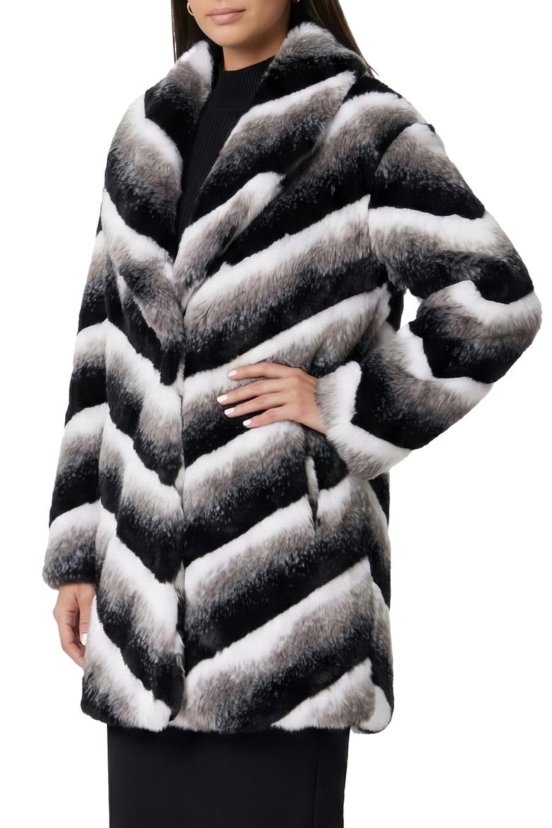 Fur-Free Chinchilla (Faux Fur) Stroller, Alternate, color, GRAY CHINCH