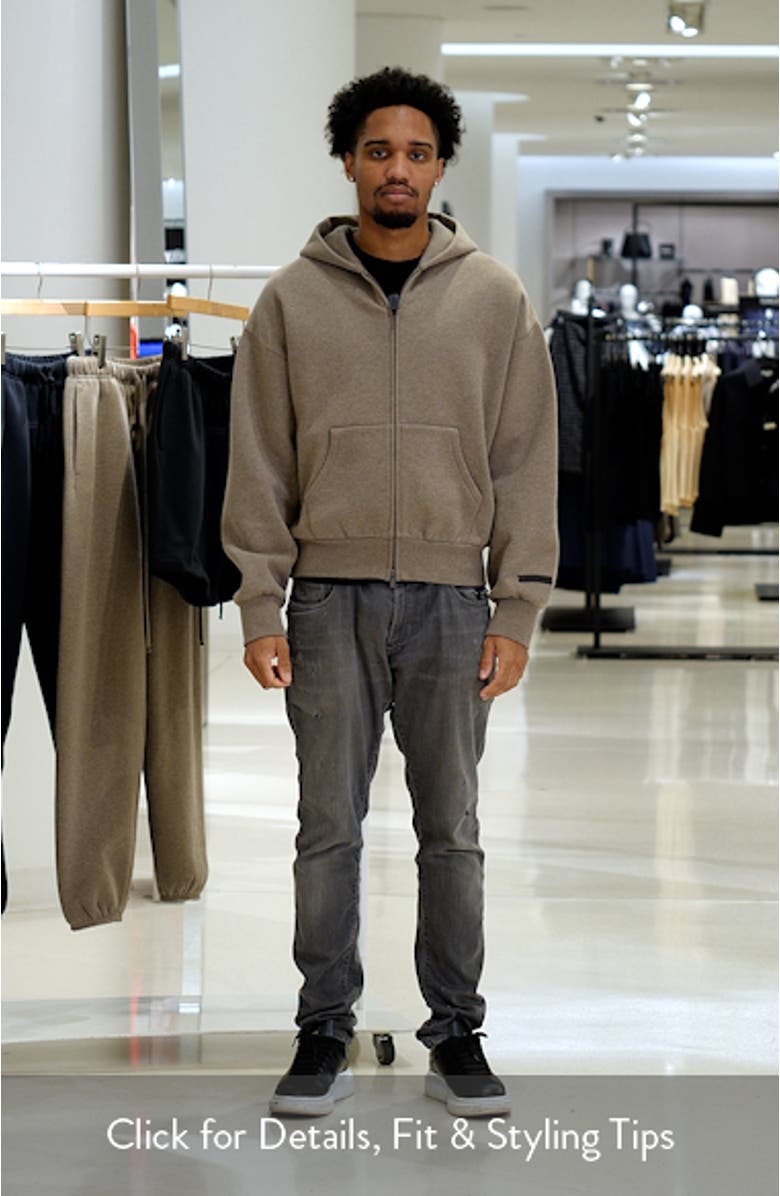 Classic Fit Logo Graphic Zip Hoodie, sales video thumbnail