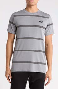 RVCA Sport Vent Stripe Performance Graphic T-Shirt