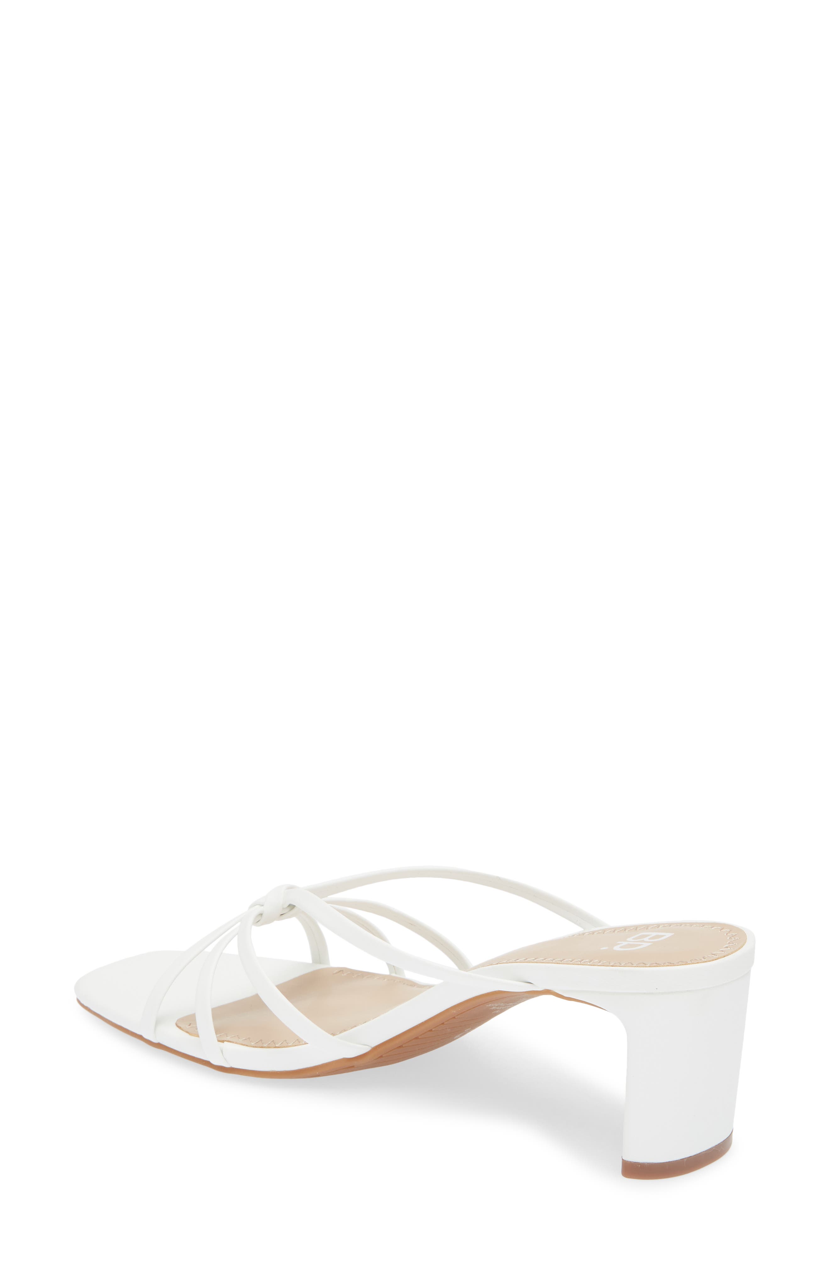 Karsyn Strappy Slide Sandal, Alternate, color, WHITE