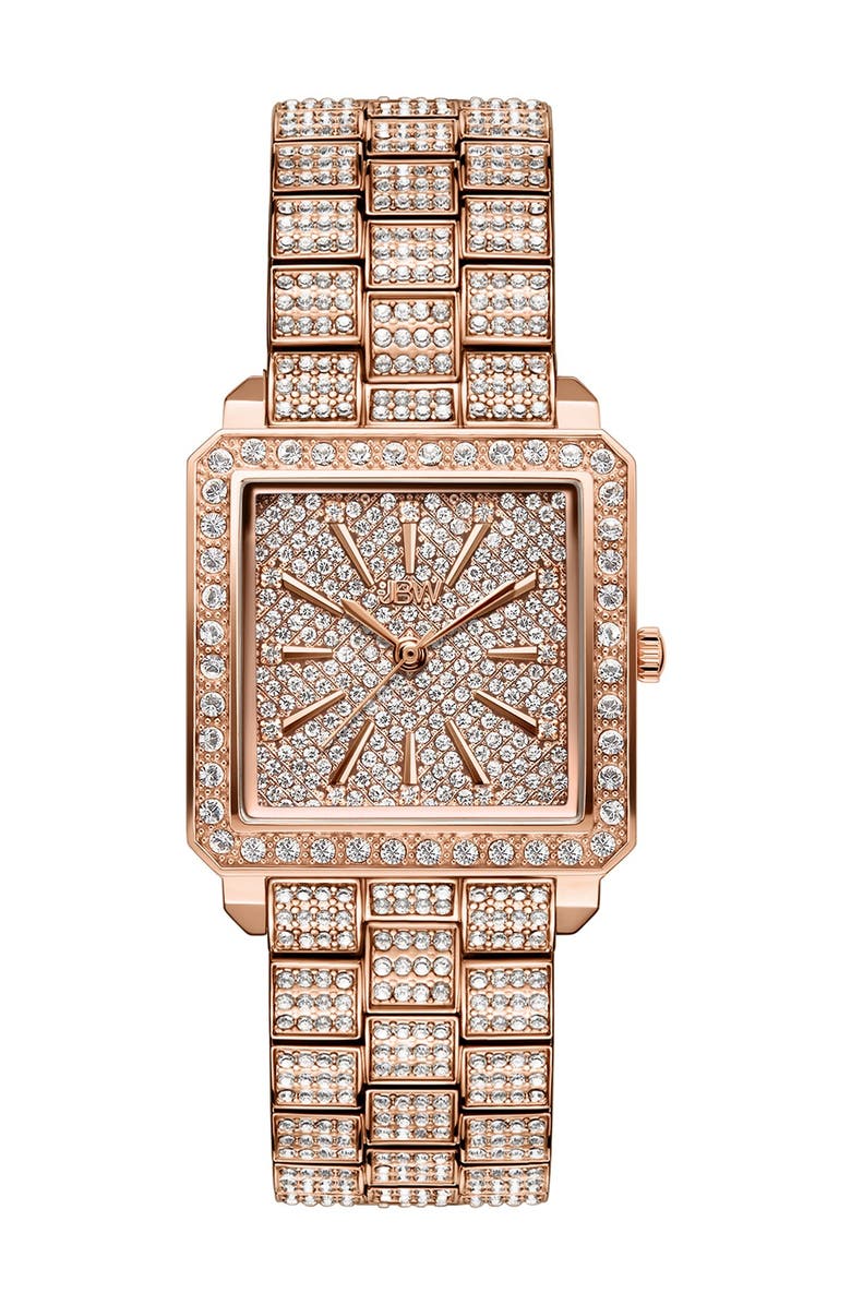 JBW Cristal 28 Diamond Bracelet Watch, 28mm, Main, color,