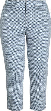 Liverpool Kelsey Jacquard Slit Hem Tapered Pants