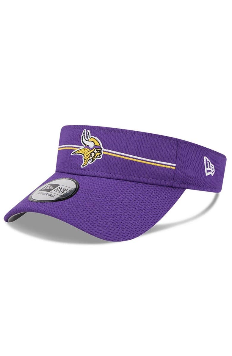 New Era Men's New Era Purple Minnesota Vikings 2023 NFL Training Camp Adjustable Visor, Main, color, 
