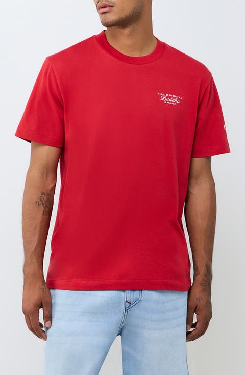 True Religion Envision Script Buddha Graphic T-Shirt