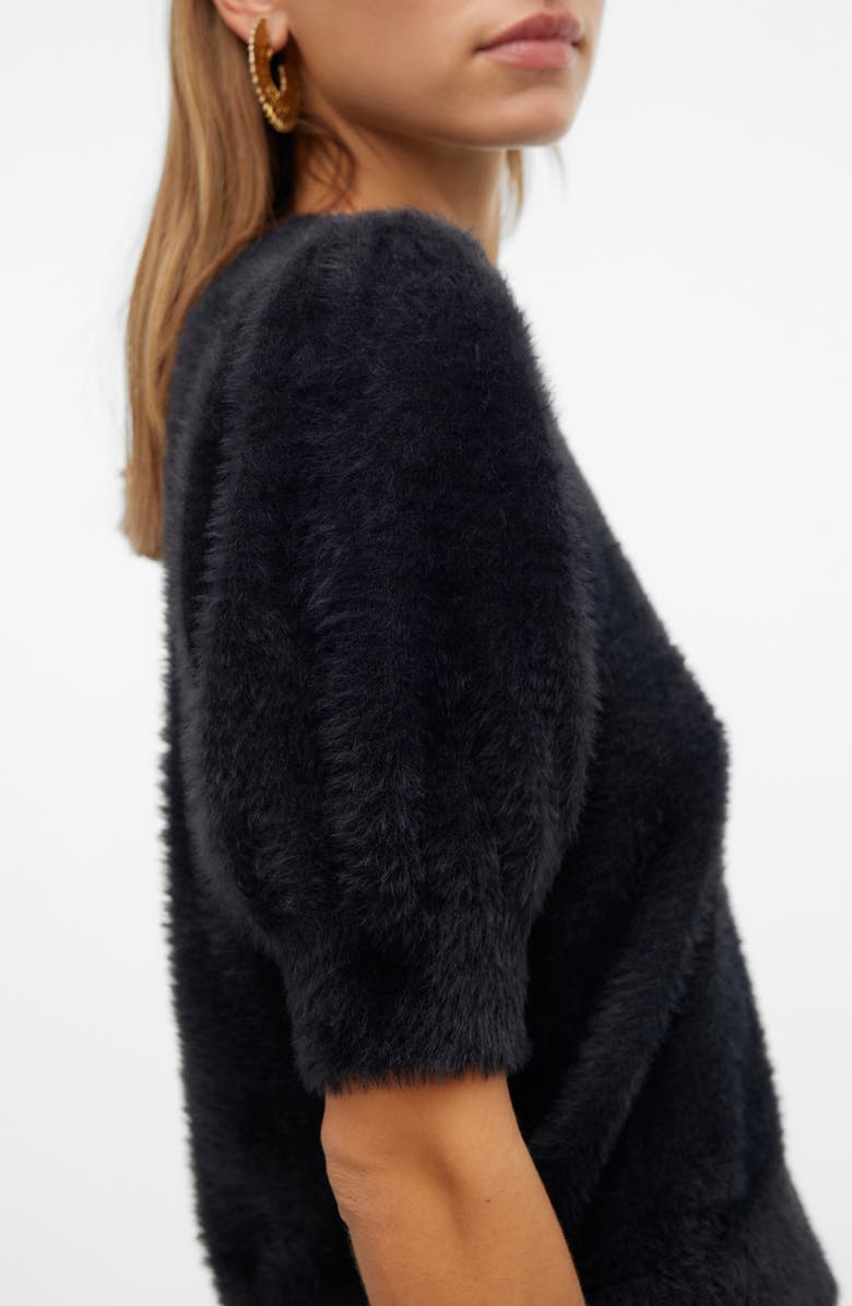 VERO MODA Alina Fuzzy Elbow Sleeve Sweater, Alternate, color,