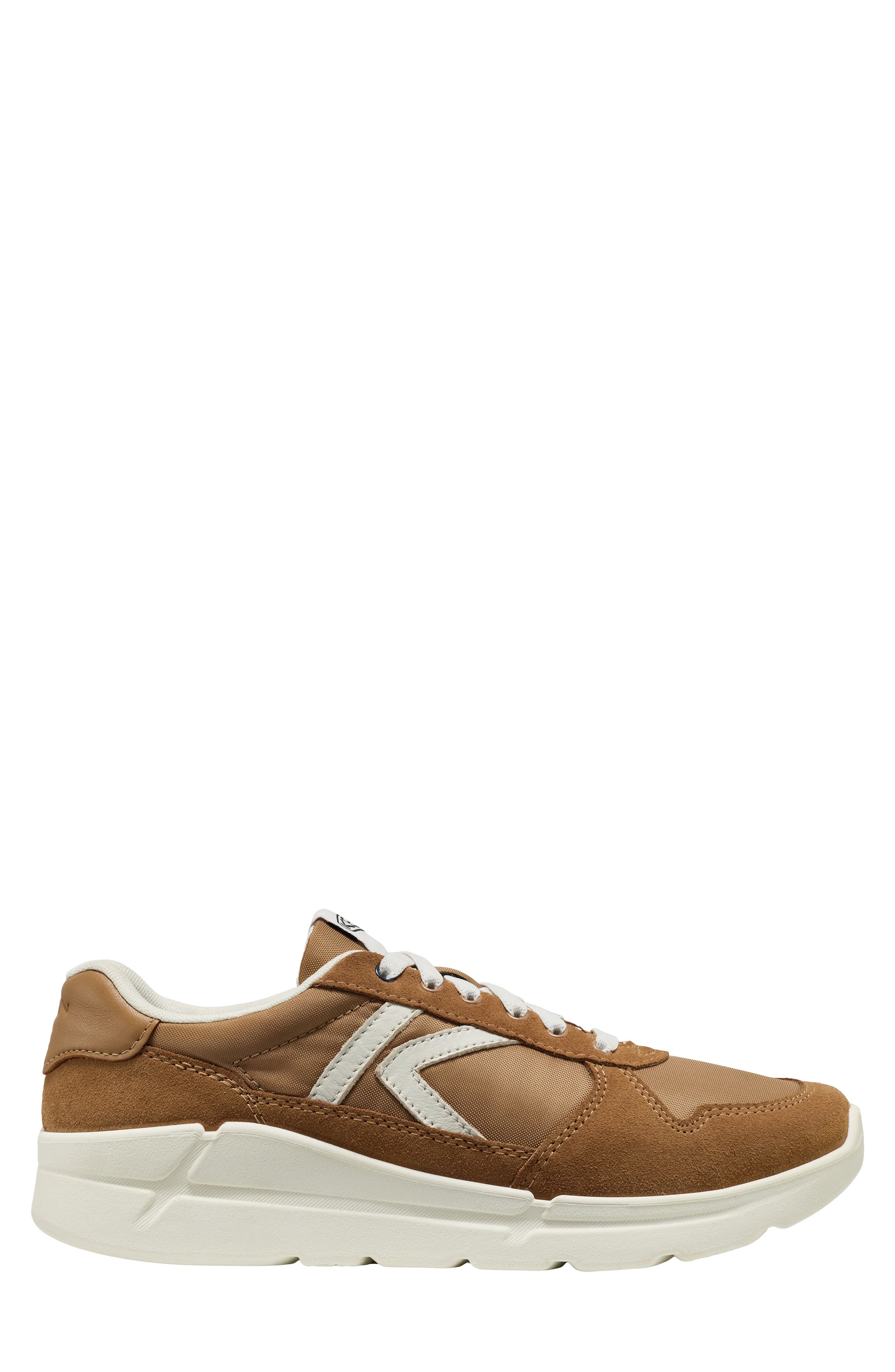 KM2 Jogger Leather Sneaker, Alternate, color, CHIPMUNK/ BIRCH