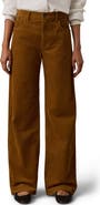 Faherty Heritage High Waist Wide Leg Corduroy Pants